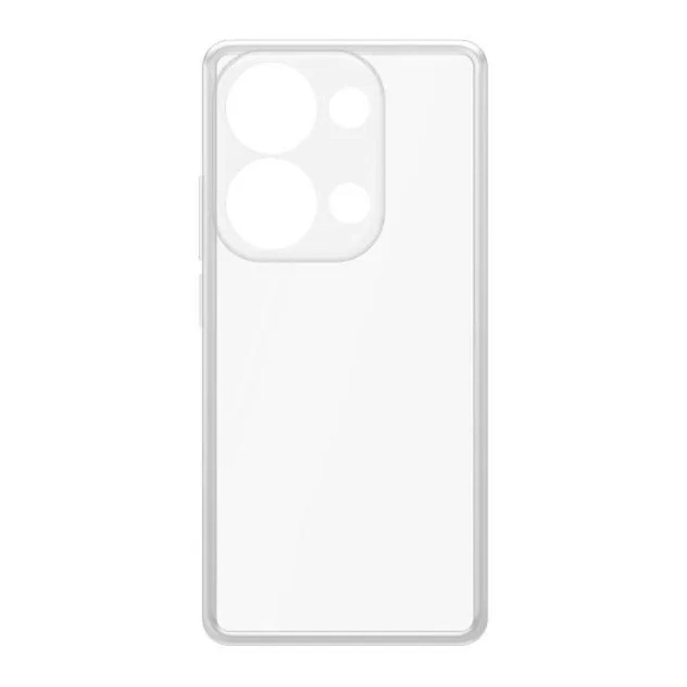 Чехол PERO для Redmi Note 13 Pro, силикон, усиленный, прозрачный